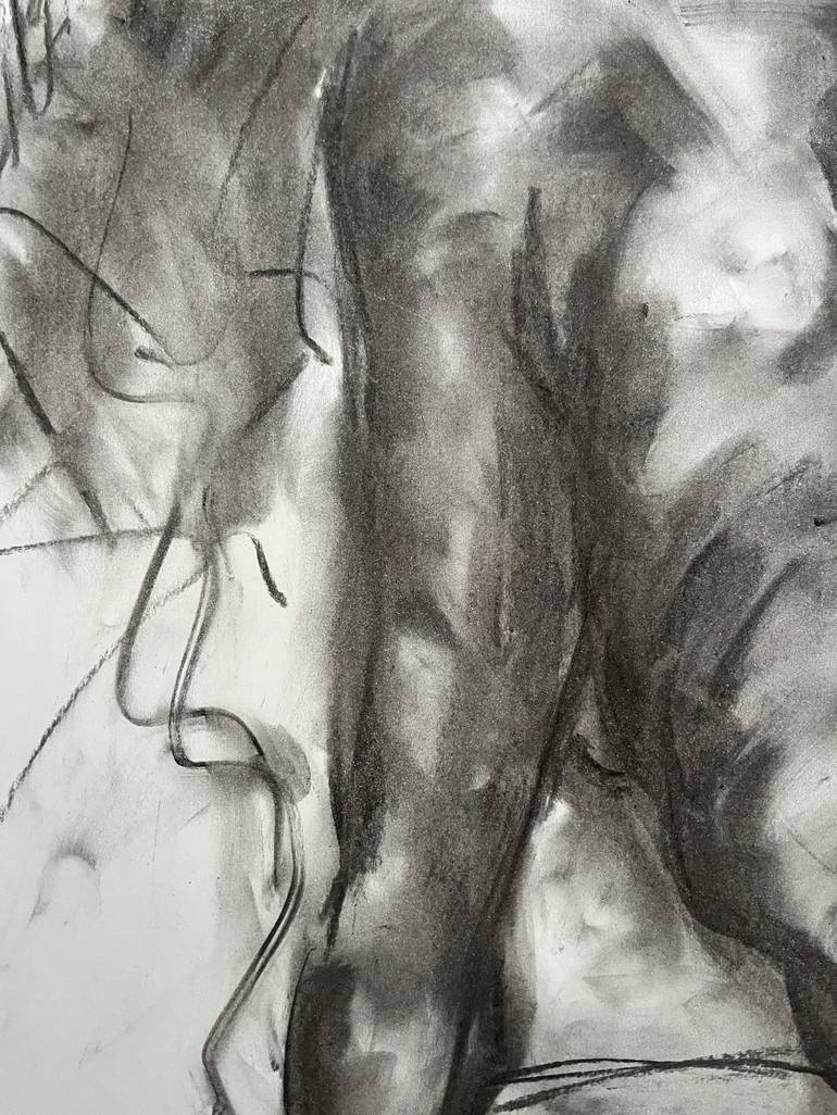 Original Impressionism Nude Drawing by James Shipton