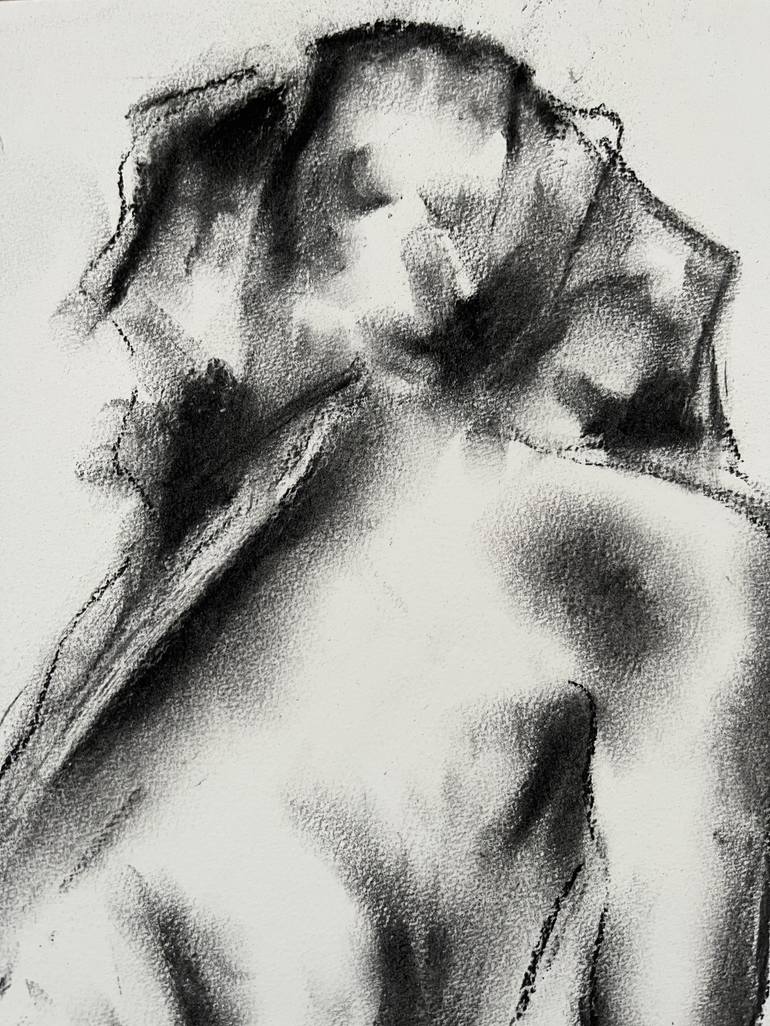 Original Nude Drawing by James Shipton