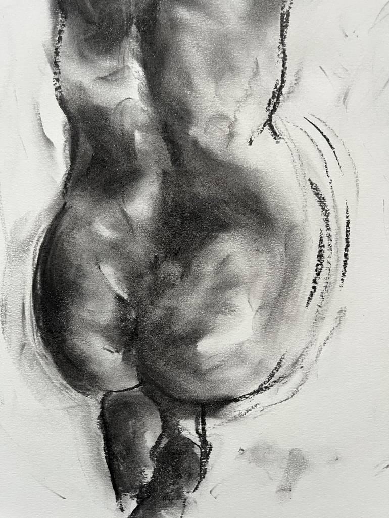 Original Nude Drawing by James Shipton