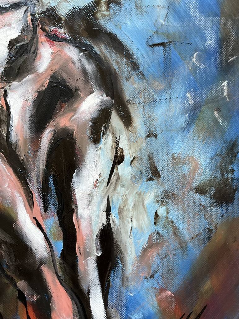 Original Impressionism Nude Painting by James Shipton