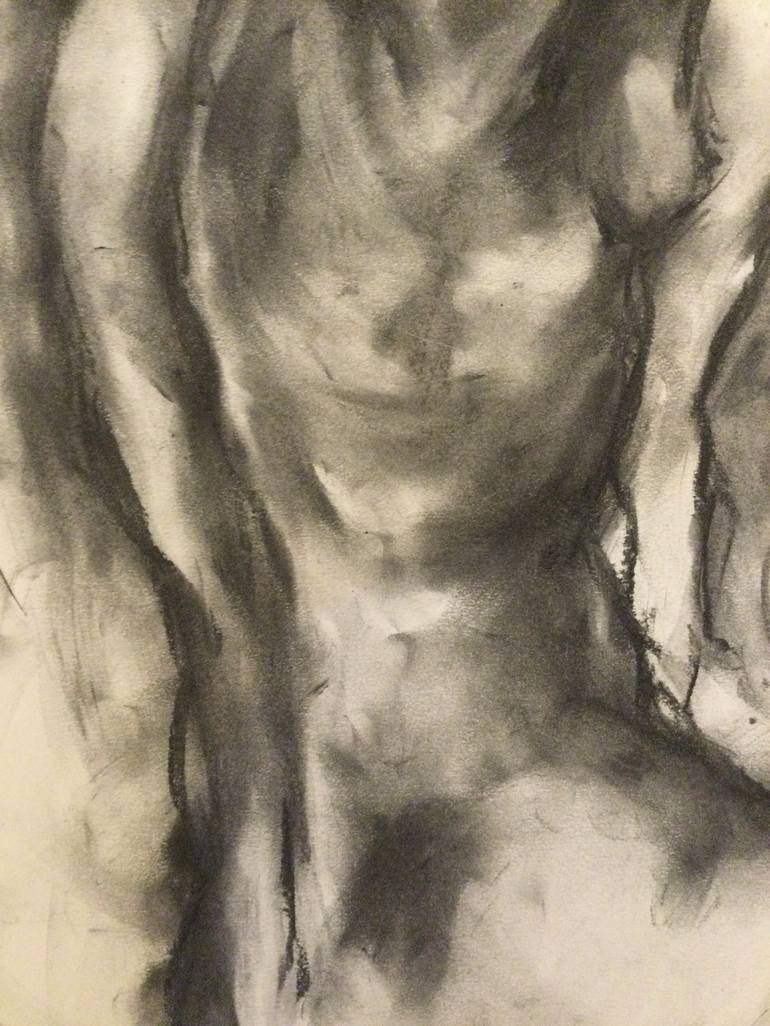 Original Nude Drawing by James Shipton