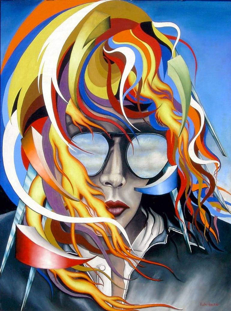 Venus Psychedelia Painting by John Kuhenbeaker | Saatchi Art