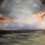 seascape with sail by Michael McNaughton