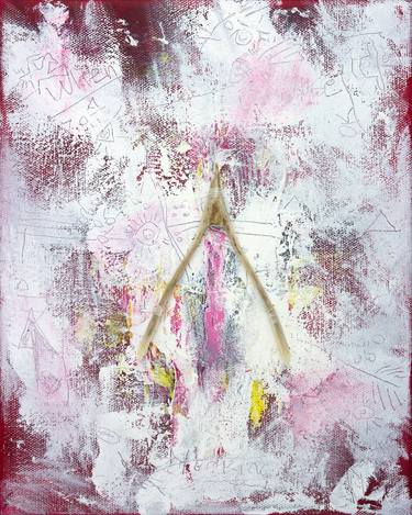 Print of Abstract Love Paintings by Carl Yoshihara