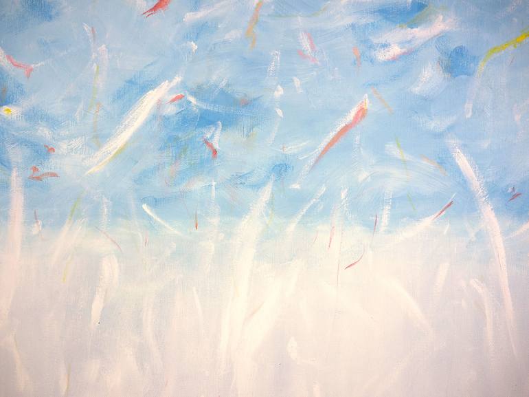 Original Abstract Expressionism Abstract Painting by Carl Yoshihara