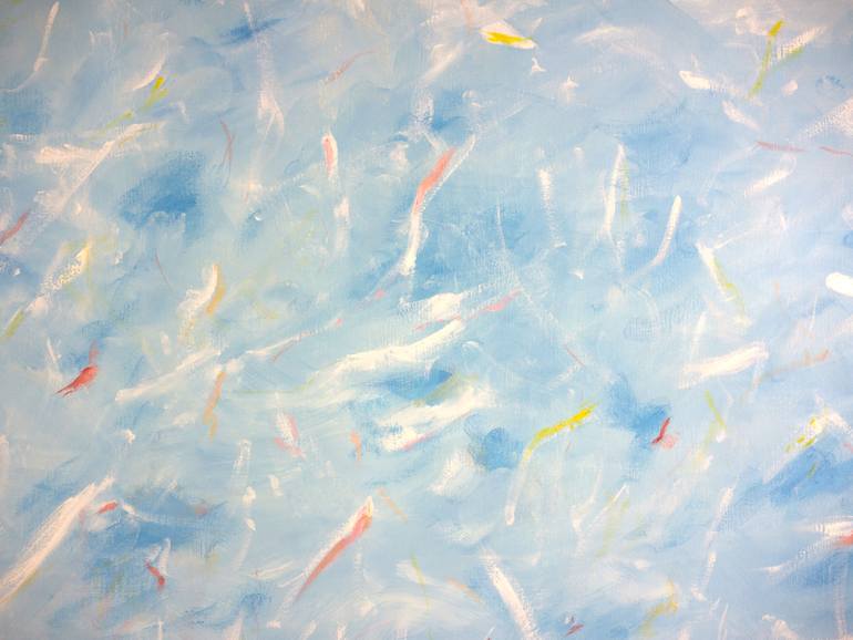 Original Abstract Expressionism Abstract Painting by Carl Yoshihara