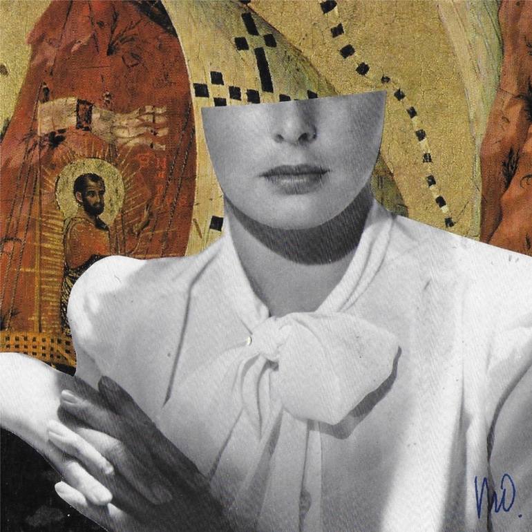 Original Figurative Cinema Collage by Marian Williams