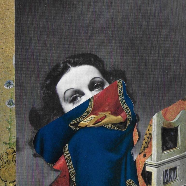 Original Figurative Cinema Collage by Marian Williams