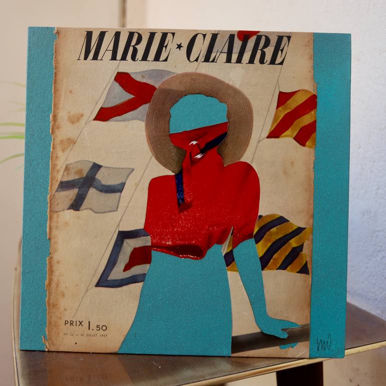 Original Surrealism Women Collage by Marian Williams