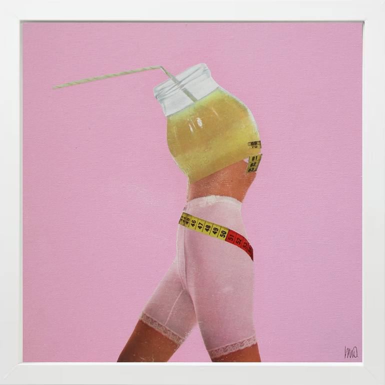 Original Pop Art Food & Drink Collage by Marian Williams