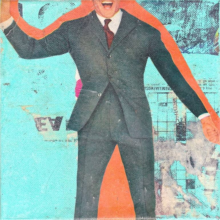 Original Pop Art Popular culture Collage by Marian Williams