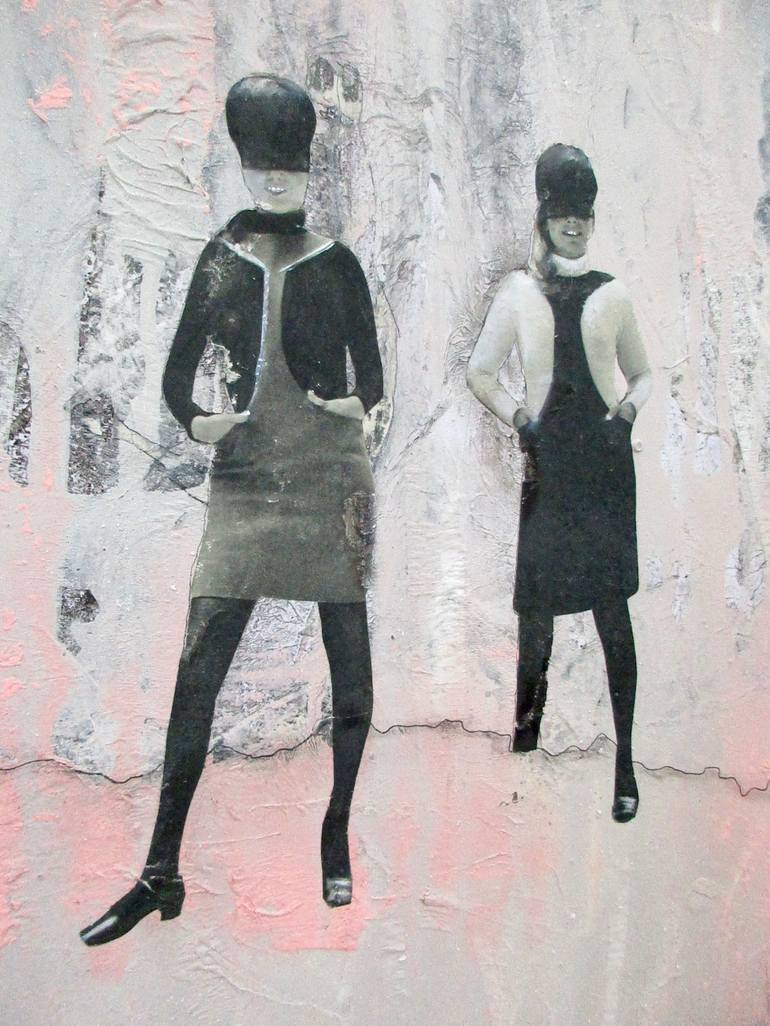 Original Dada Fashion Collage by Marian Williams