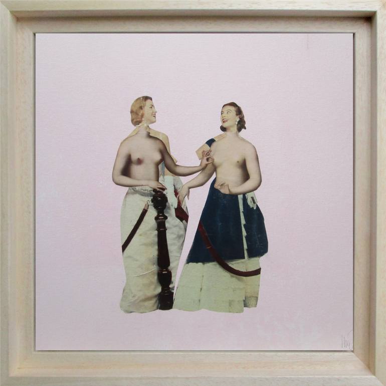 Original Dada Women Collage by Marian Williams