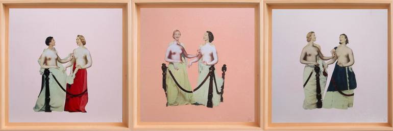 Original Dada Women Collage by Marian Williams