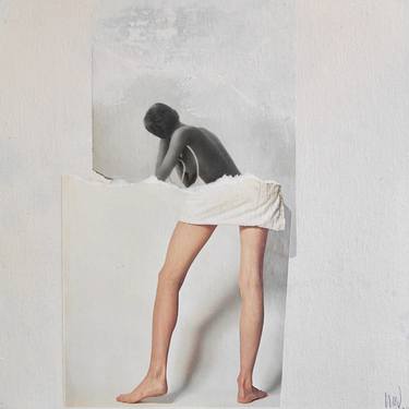 Original Dada Nude Collage by Marian Williams