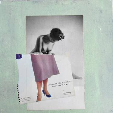 Original Nude Collage by Marian Williams