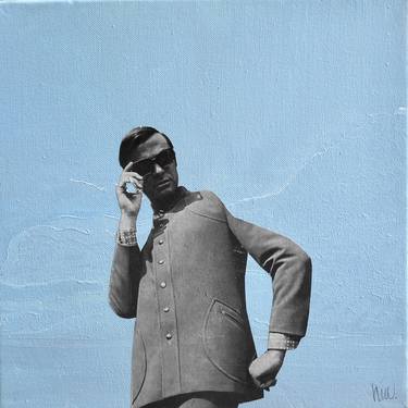 Original Modern Men Collage by Marian Williams