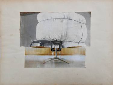 Original Dada Car Collage by Marian Williams