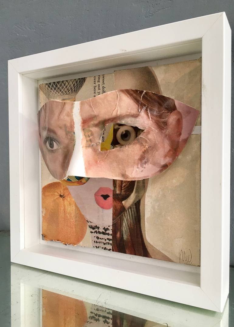 Original Dada People Collage by Marian Williams