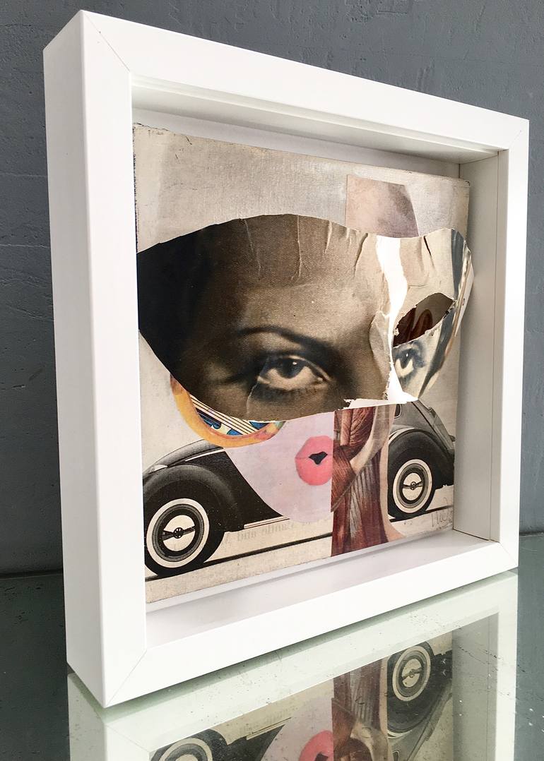 Original Dada People Collage by Marian Williams