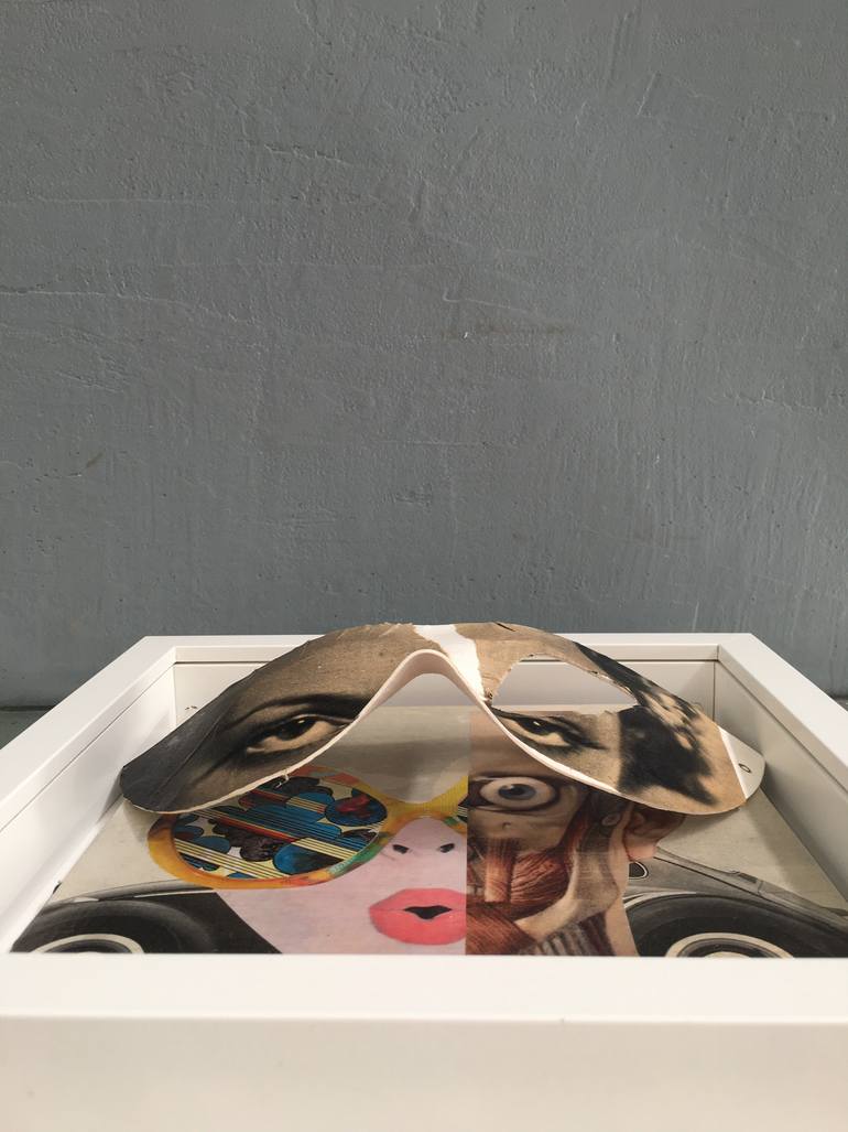 Original Dada People Collage by Marian Williams