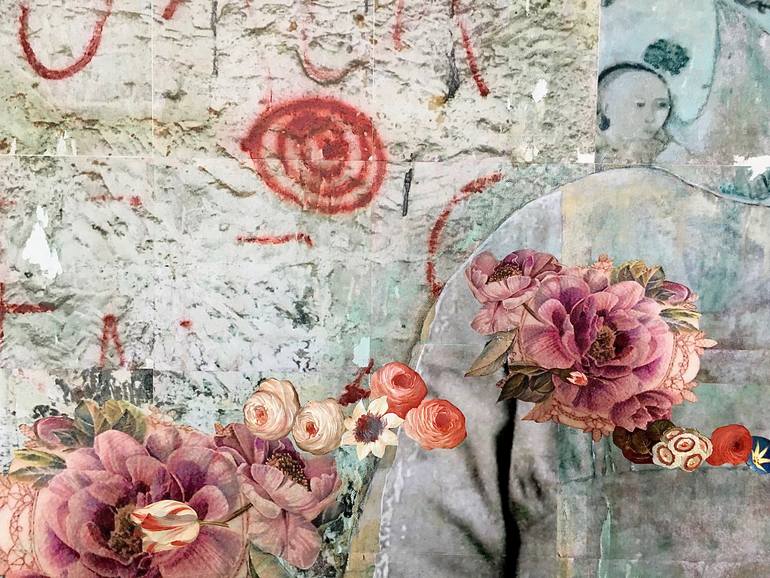 Original Modernism Children Collage by Marian Williams