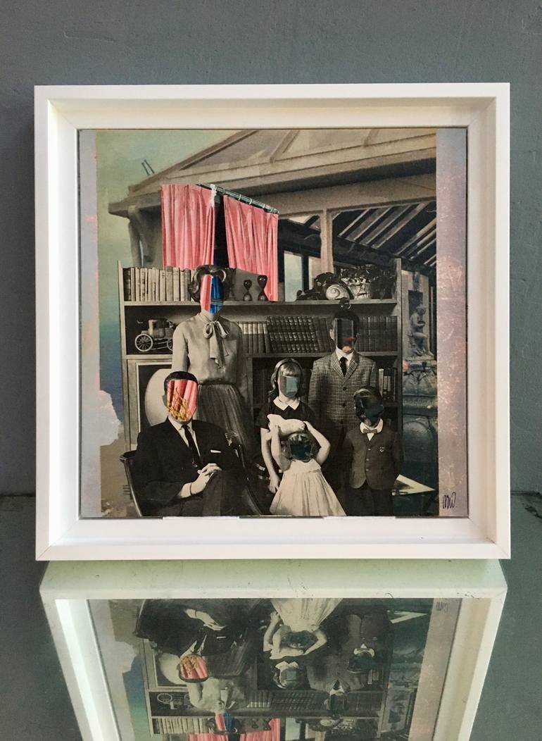 Original Dada Family Collage by Marian Williams