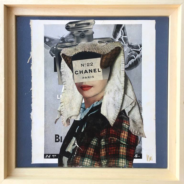 Original Dada Women Collage by Marian Williams