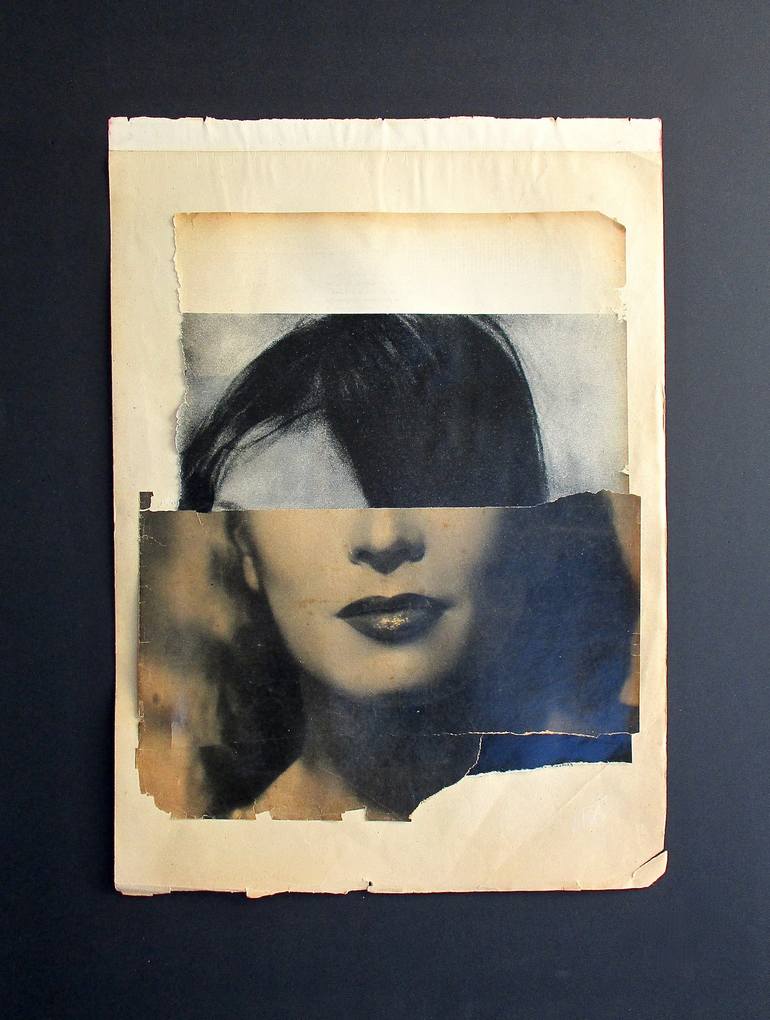 Original Modern Portrait Collage by Marian Williams