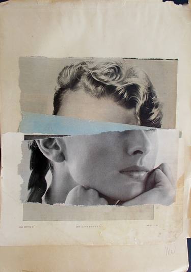Original Modern Portrait Collage by Marian Williams