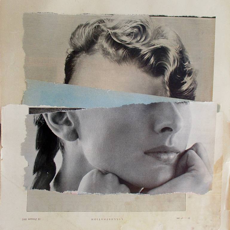 Original Modern Portrait Collage by Marian Williams