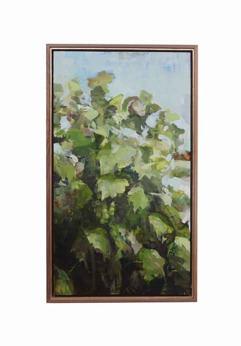 Original Fine Art Garden Painting by Mark Crenshaw