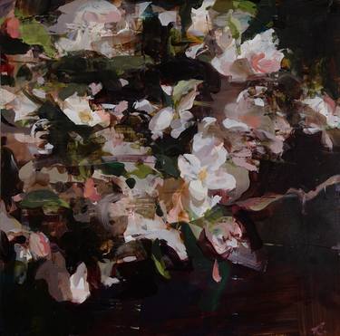 Original Abstract Floral Paintings by Mark Crenshaw