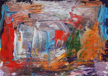 Print of Abstract Expressionism Abstract Paintings by Lazzate Maral