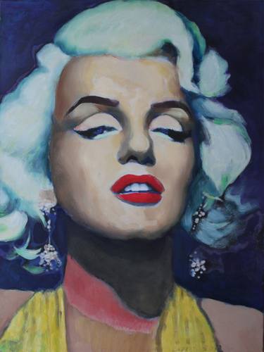 Original Abstract Celebrity Paintings by Lazzate Maral
