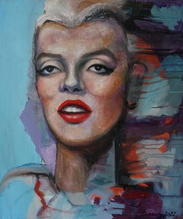 Original Abstract Celebrity Paintings by Lazzate Maral