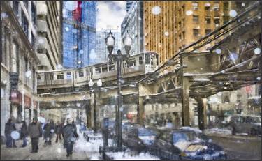 Original Photorealism Cities Mixed Media by Gary Gantert