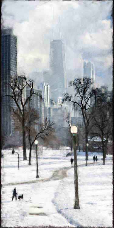 Original Photorealism Cities Mixed Media by Gary Gantert