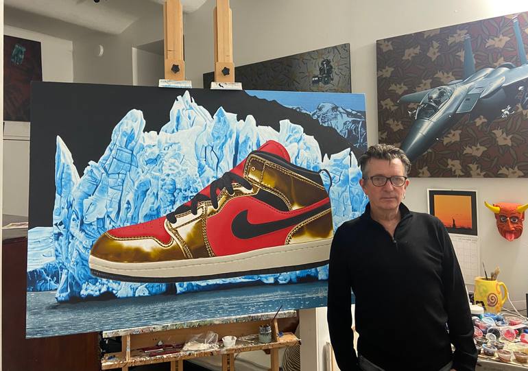 Original Contemporary Fashion Painting by Stephen A Hall