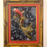 Koi on Coal / Not Tonight Anthracite by Stephen A Hall