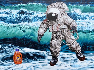 Print of Figurative Outer Space Paintings by Stephen A Hall