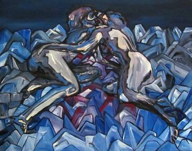 Original Expressionism Erotic Paintings by Aarron Laidig