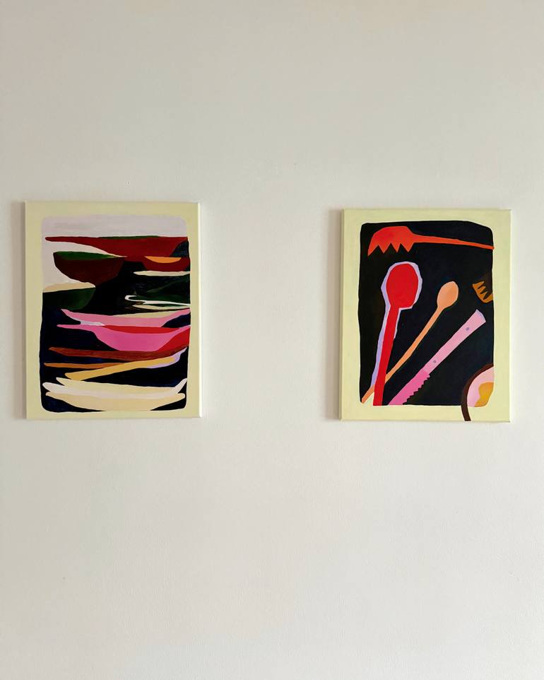 Original Figurative Still Life Painting by Leila Lallali