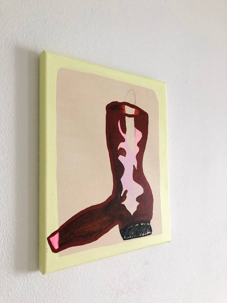 Original Minimalism Fashion Painting by Leila Lallali