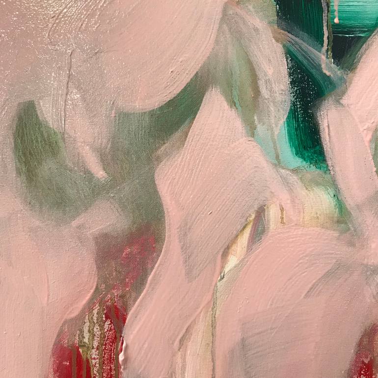 Original Abstract Expressionism Men Painting by Henrietta Paine