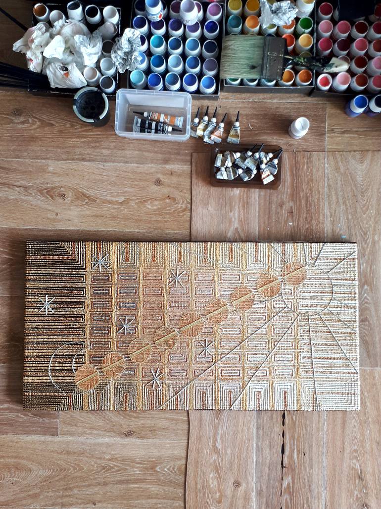 Original Abstract Painting by Arnaud Paillard