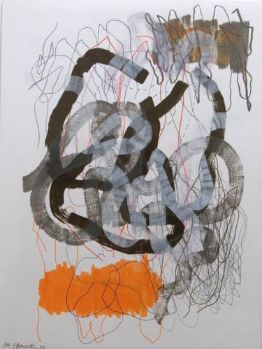 Original Abstract Expressionism Abstract Drawings by Manuel Gamonal