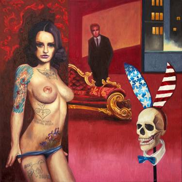 Original Erotic Paintings by Massimo Casalini