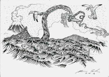 Original Fantasy Drawings by Massimo Casalini