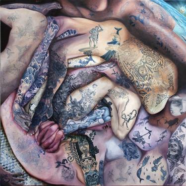 Original Nude Painting by Massimo Casalini